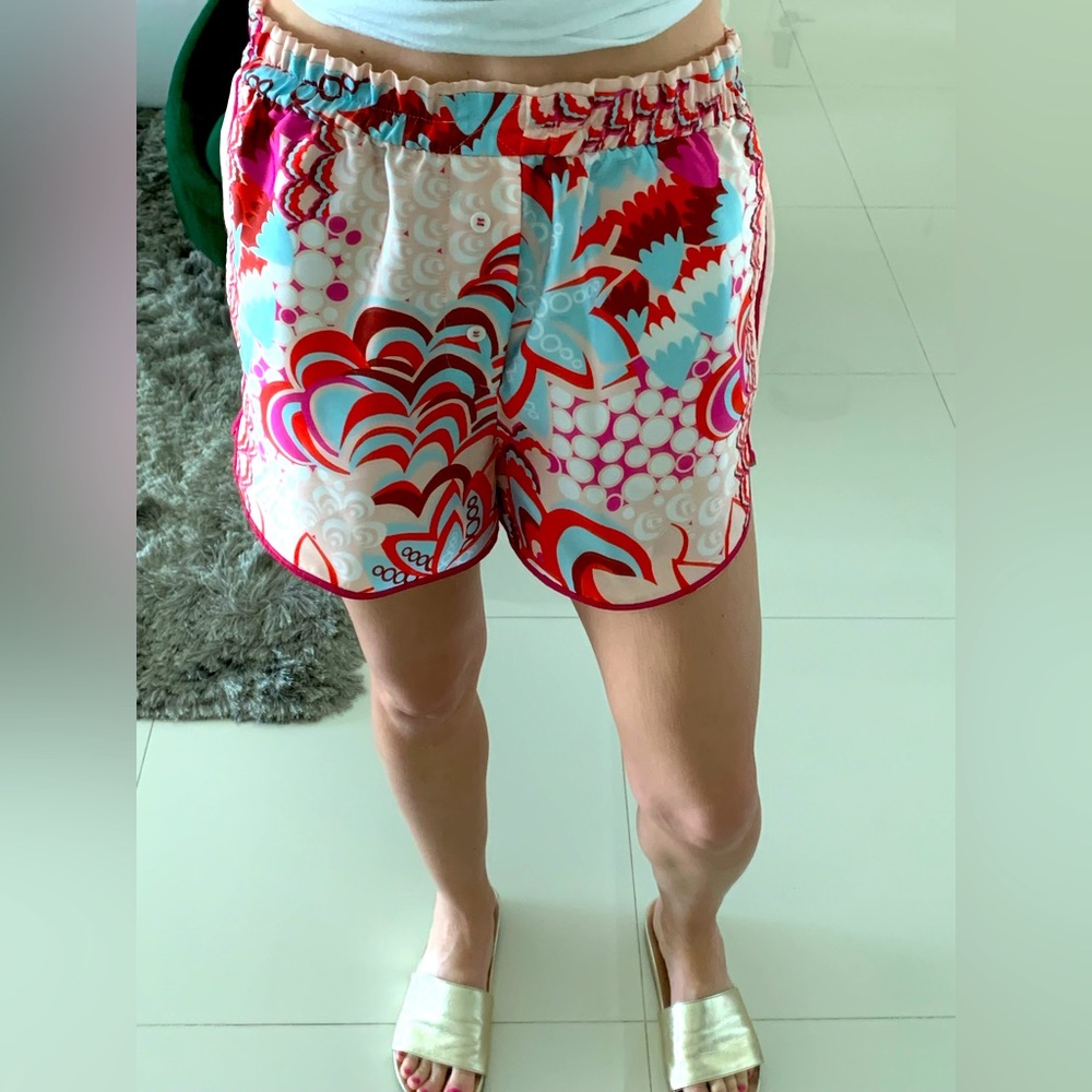 Zara Geometric Print Pajama Short